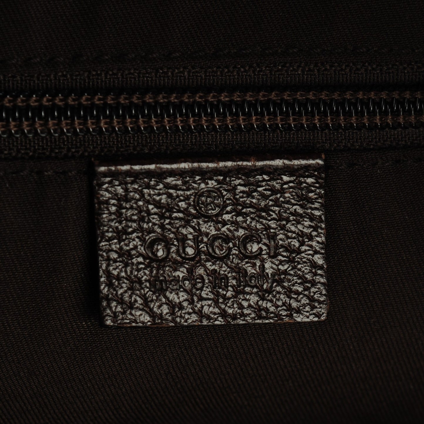 Monogram Large Flat Messenger Bag Dark Brown