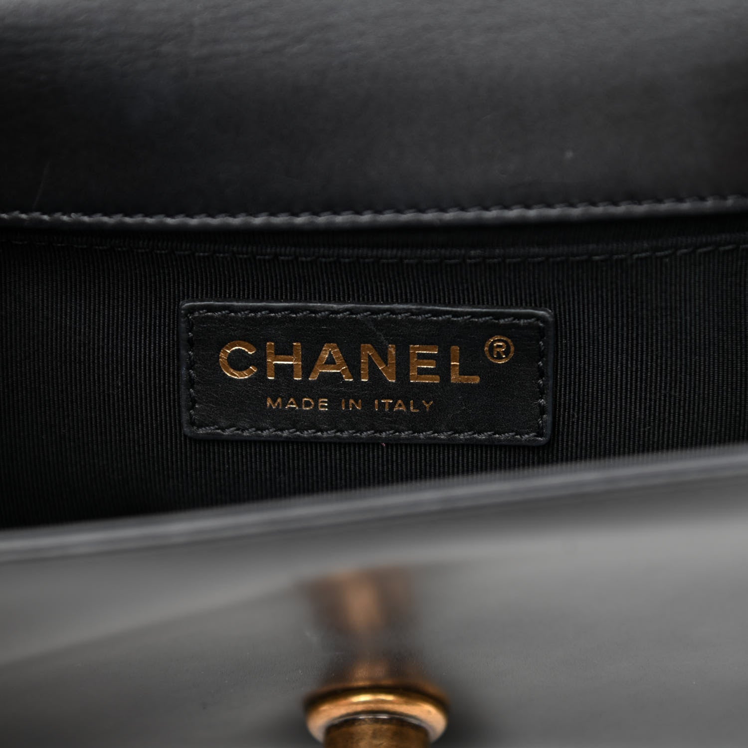 Chanel Glazed Calfskin Small Boy Flap Black 5 of 8