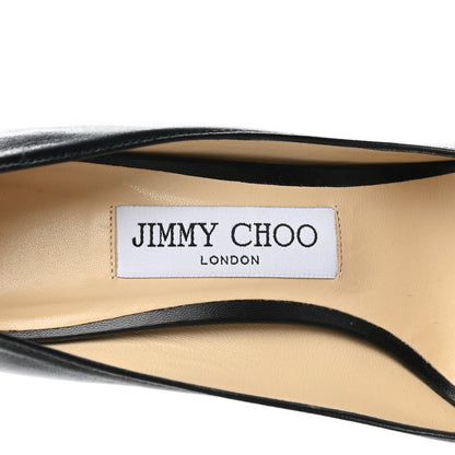 Jimmy Choo Calfskin Romy 85 Pumps 36 Black 7 of 9