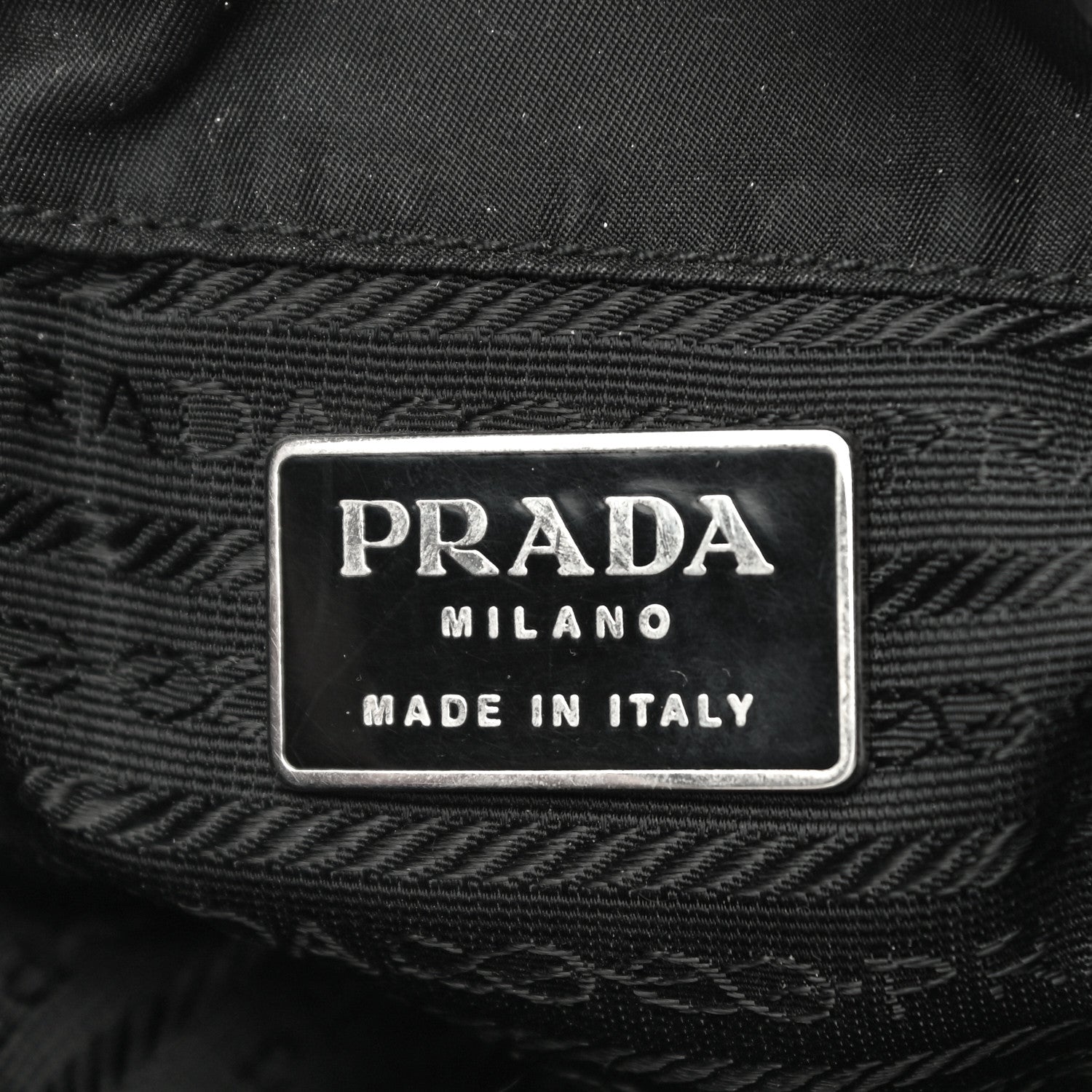 Prada Nylon Vela Mini Cinch Backpack Black 6 of 12