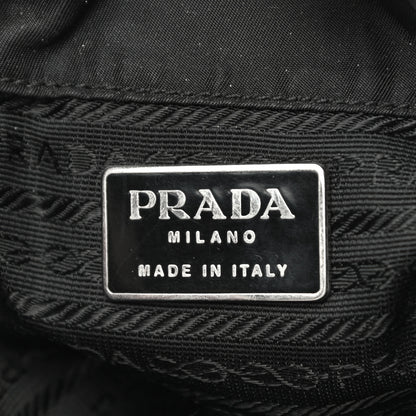 Prada Nylon Vela Mini Cinch Backpack Black 6 of 12