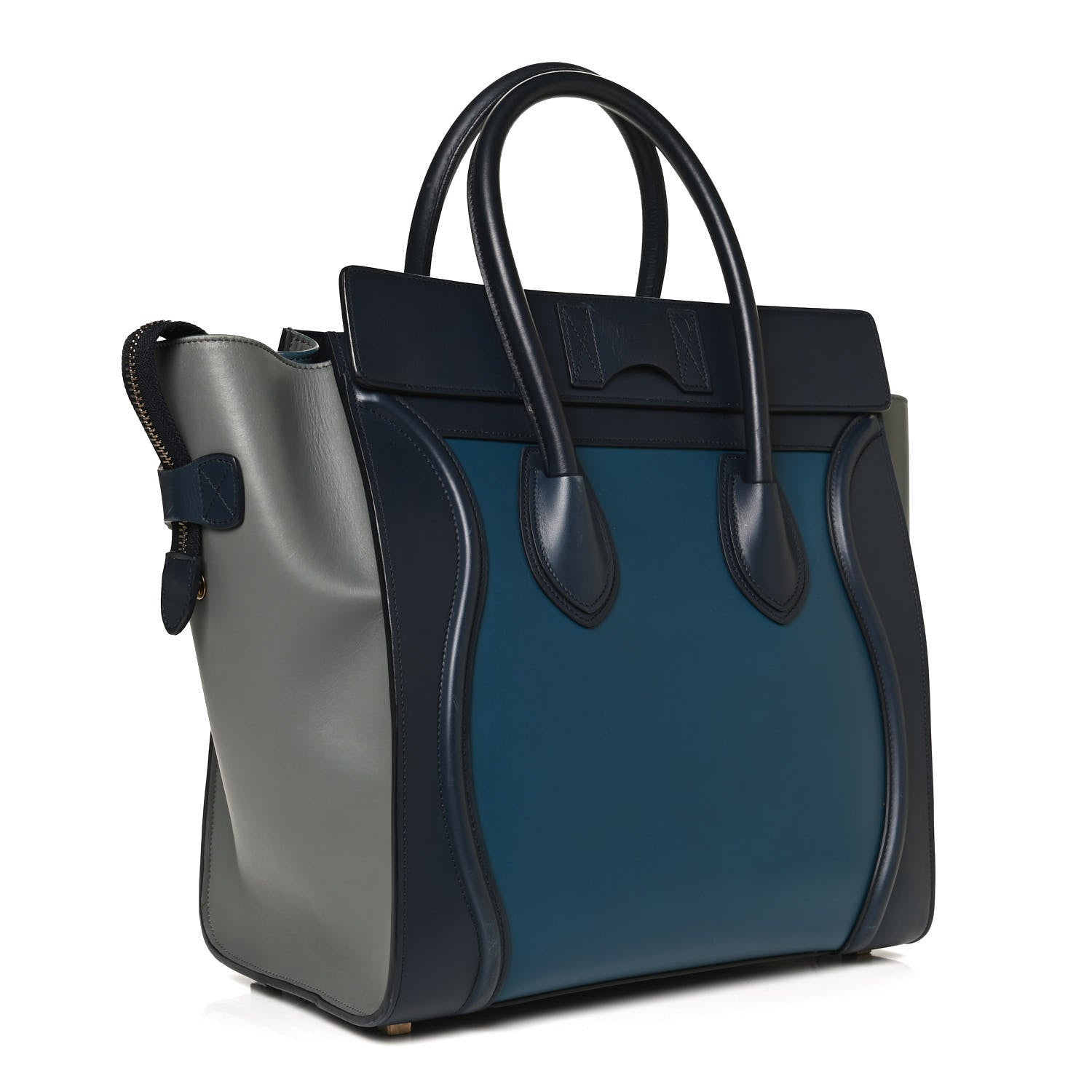 Celine Smooth Calfskin Tri-Color Mini Luggage 3 of 12