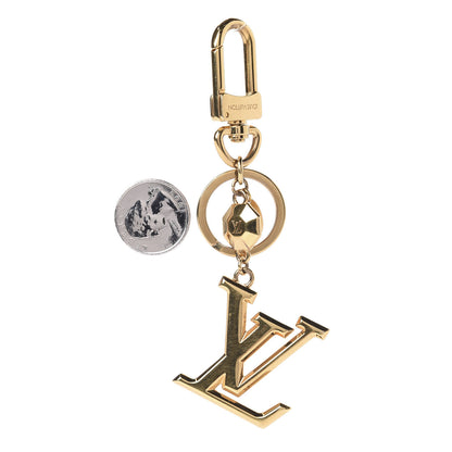 Louis Vuitton LV Facettes Bag Charm Key Holder Gold 2 of 5