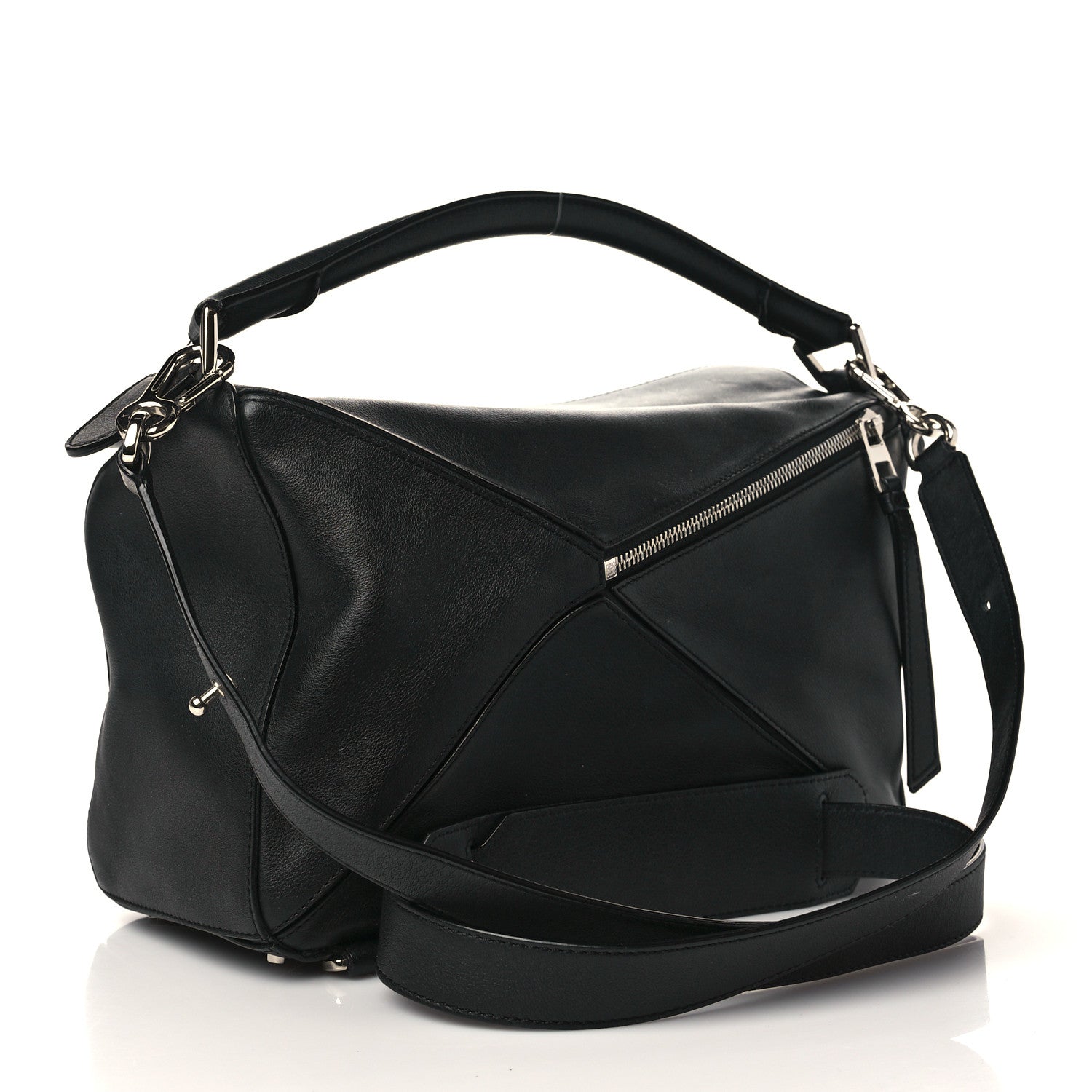 Loewe Calfskin Small Puzzle Bag Black 3 of 6