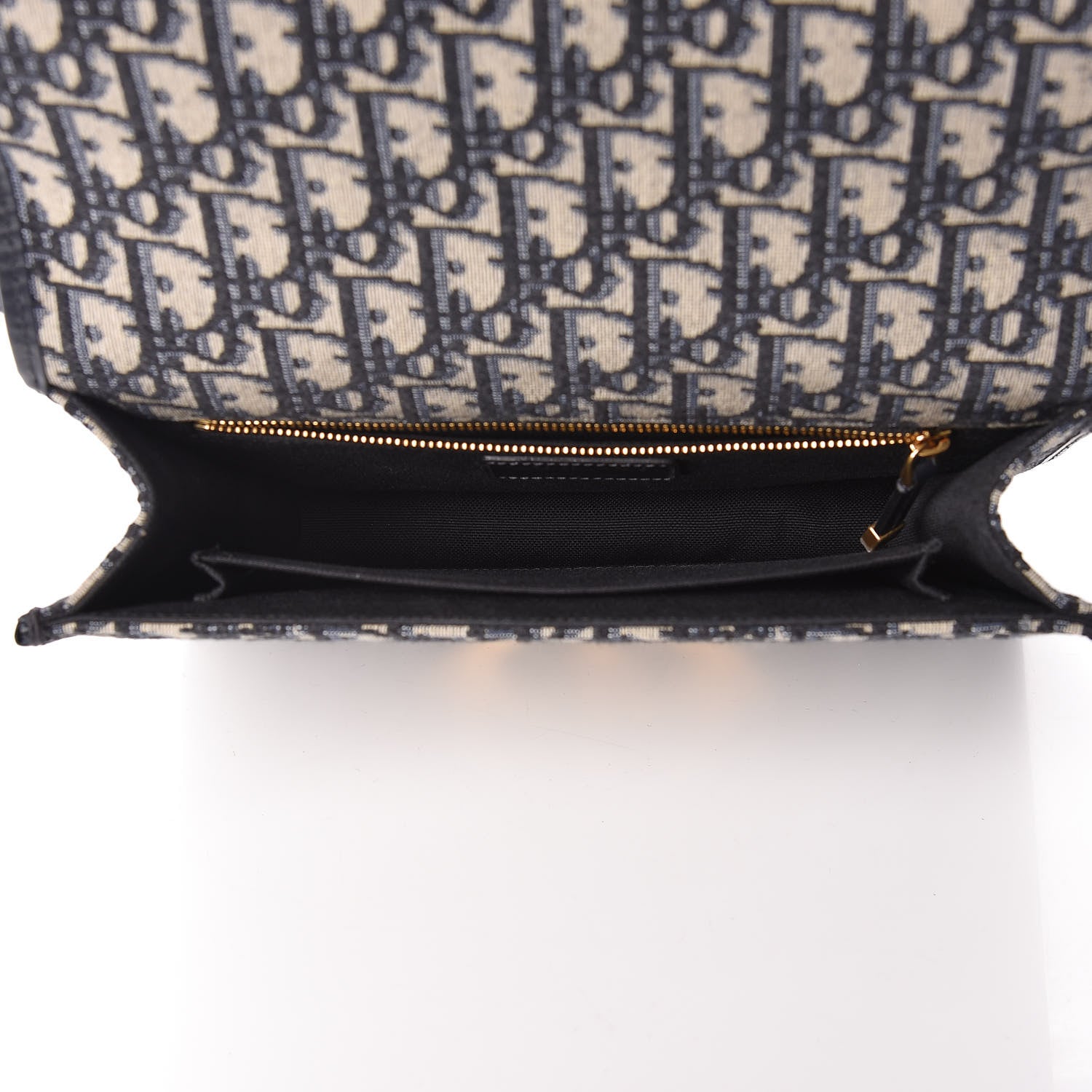 Christian Dior Oblique 30 Montaigne Flap Bag Blue 5 of 11