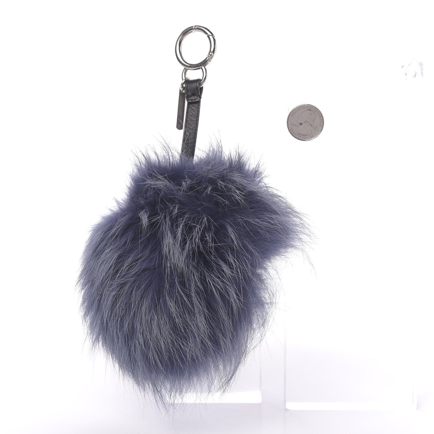 Fox Mink Rabbit Fur Vitello Flamingo Kooky Monster Bag Bug Charm Cassis Black Multicolor