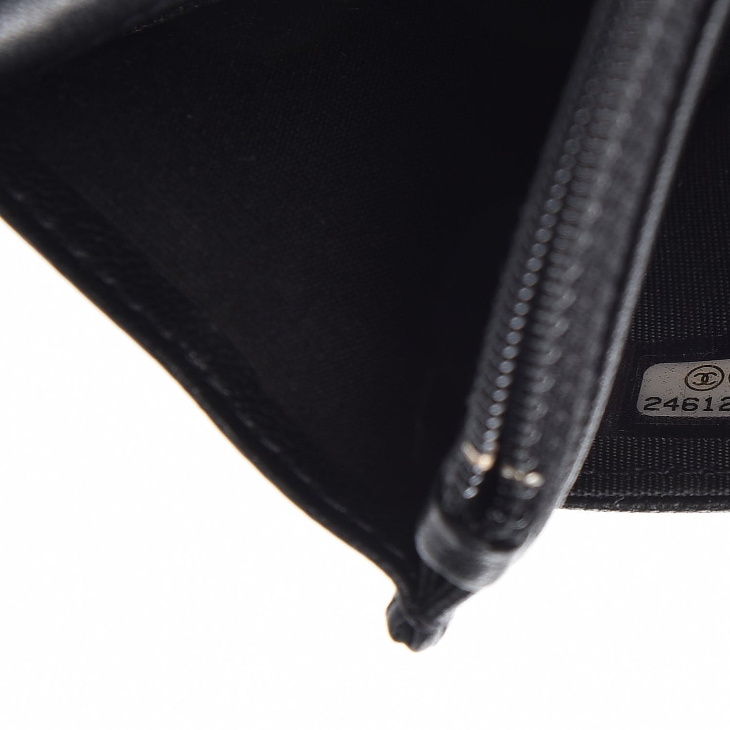 Sheepskin Quilted Mademoiselle Vintage Wallet On Chain WOC Black