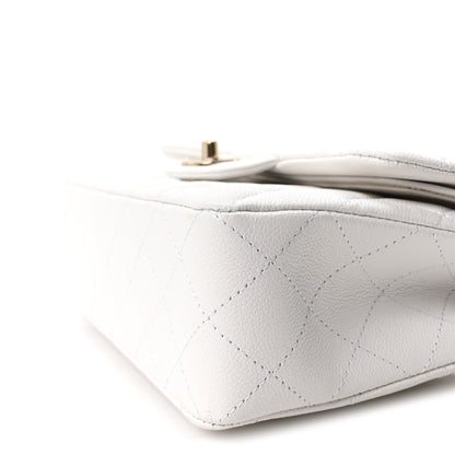 Chanel Caviar Quilted Small Double Flap White 10 of 10