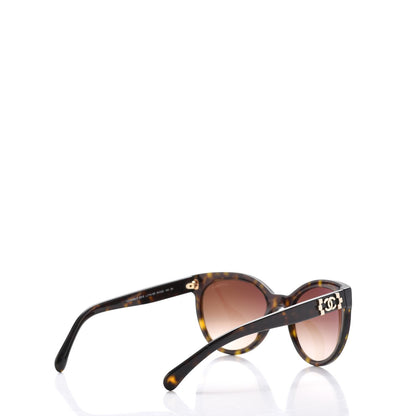 Chanel Pantos Signature CC Sunglasses 5315 Dark Havana 4 of 9