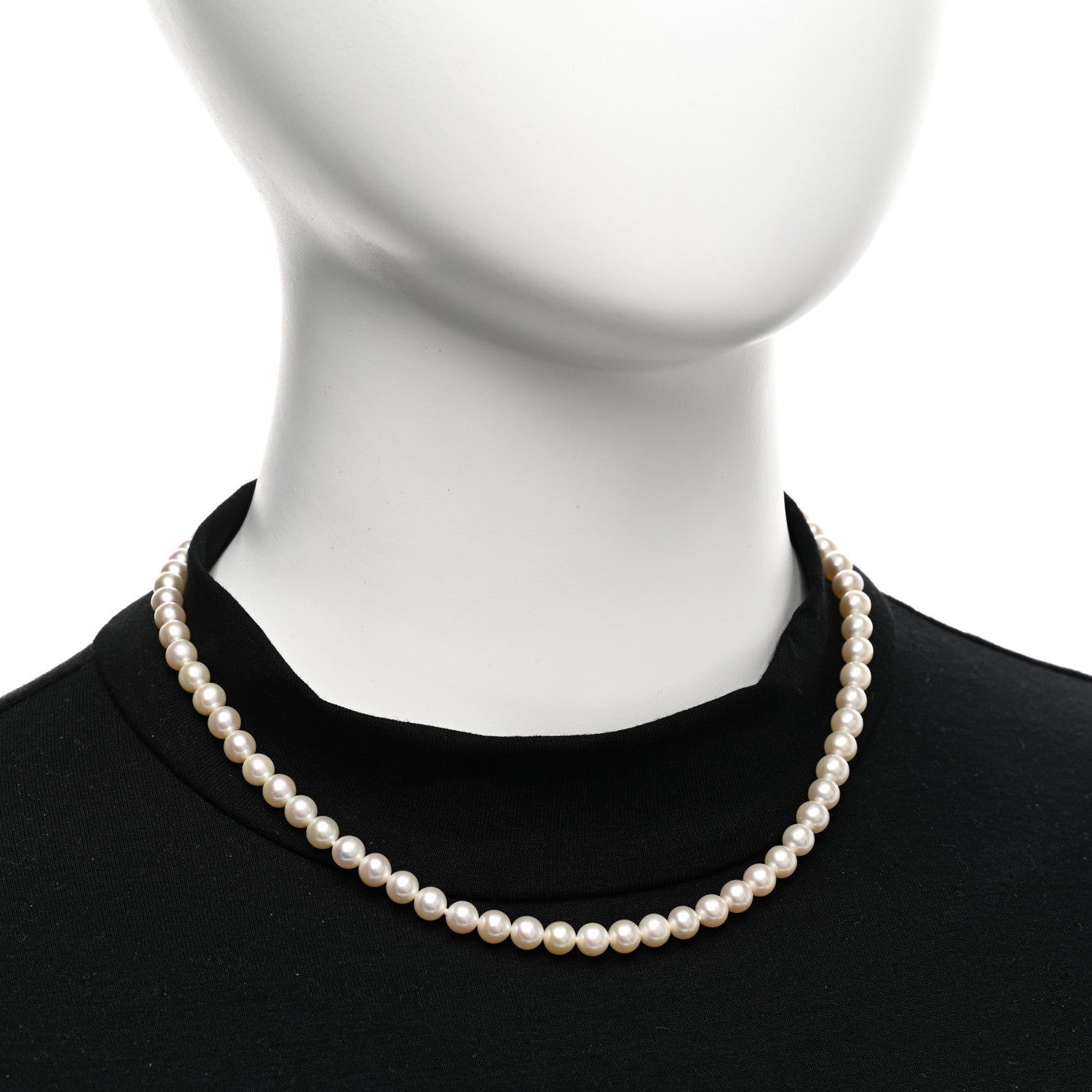 Tiffany Sterling Silver Freshwater Pearl Ziegfeld Necklace 2 of 4