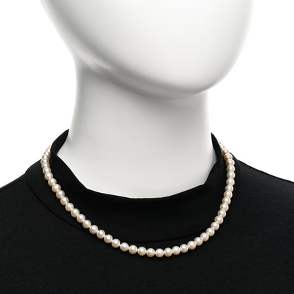 Tiffany Sterling Silver Freshwater Pearl Ziegfeld Necklace 2 of 4