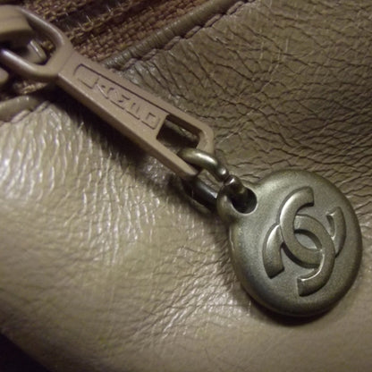 Chanel Leather CC Top Handle Bag 12 of 12