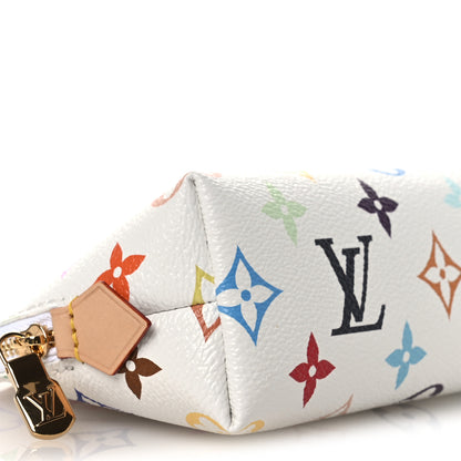 Louis Vuitton LV x TM Monogram Multicolor Cosmetic Pouch PM White 8 of 9