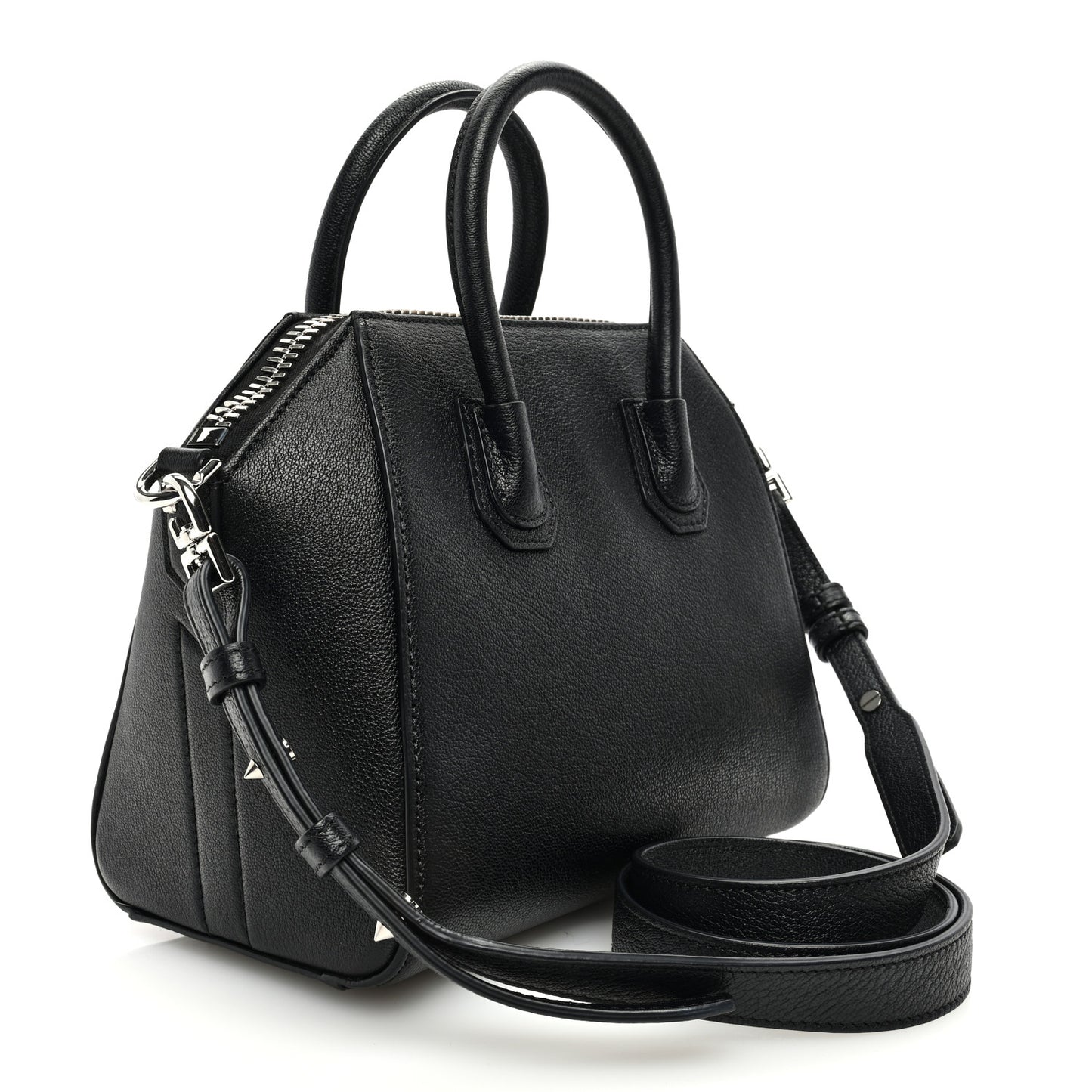 Sugar Goatskin Mini Antigona Black