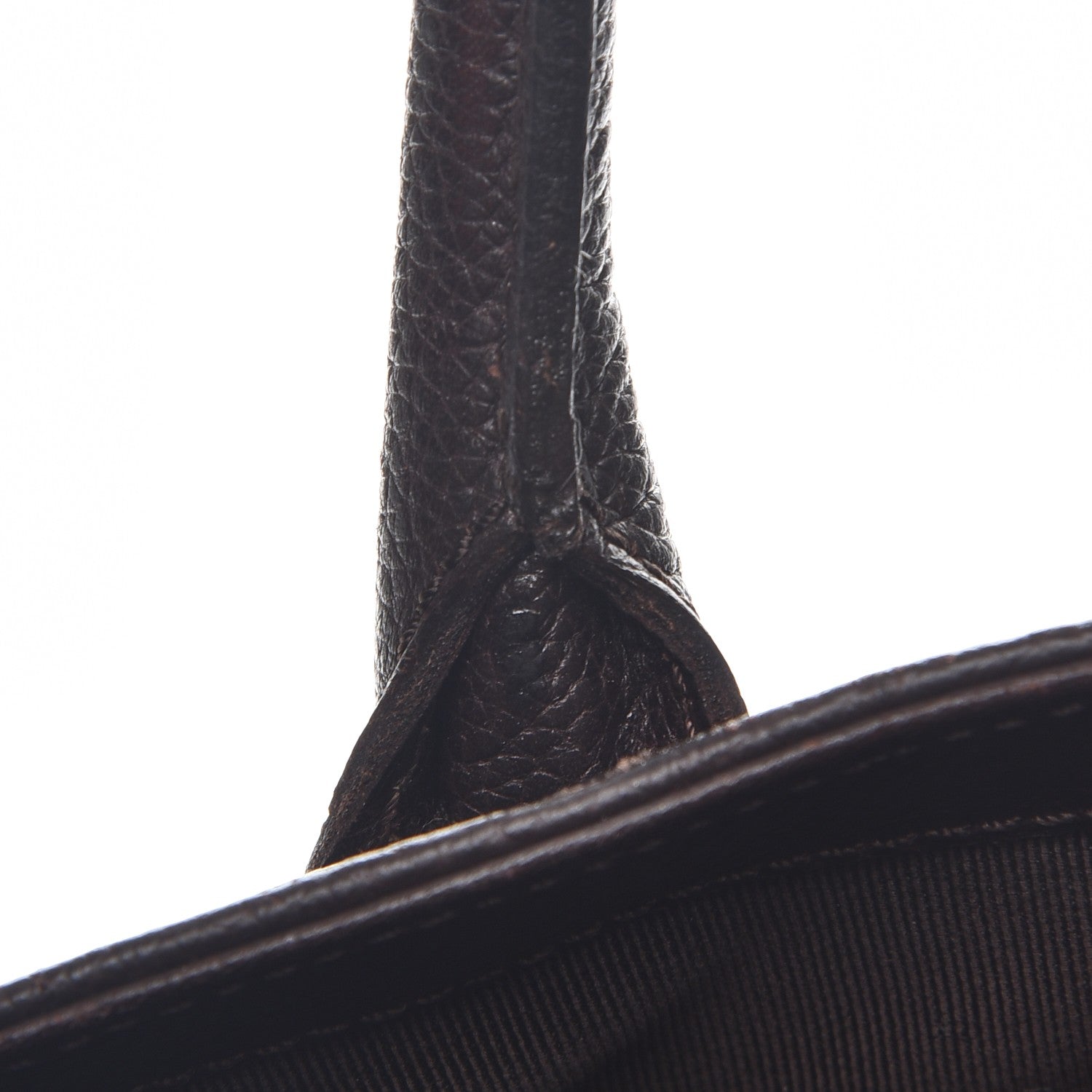 Chanel Calfskin Tall Cerf Tote Brown 16 of 25