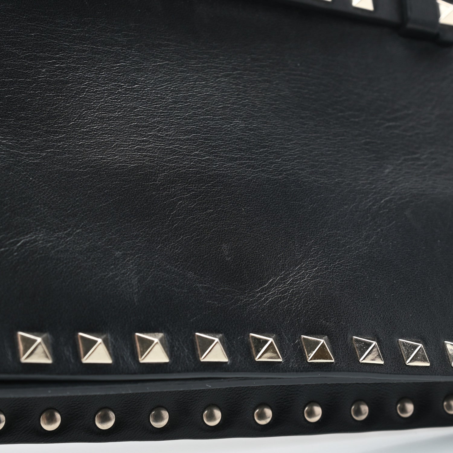 Valentino Garavani Nappa Rockstud Wristlet Clutch Black 8 of 9