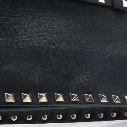 Valentino Garavani Nappa Rockstud Wristlet Clutch Black 8 of 9