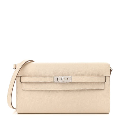 Hermes Epsom Kelly Wallet To Go Craie 1 of 9