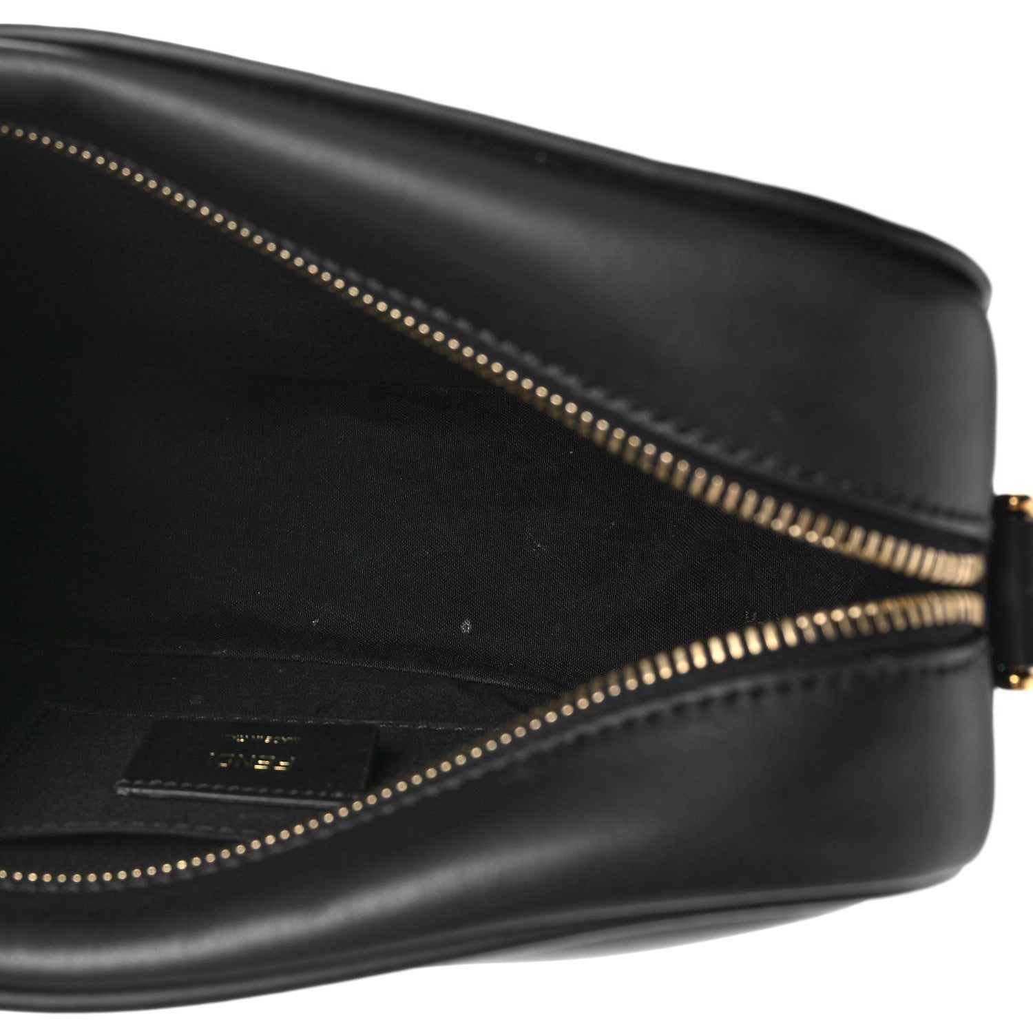 Fendi Vitello Century F is Fendi Bi-Color FF 1974 Embossed Camera Case Maya Black 5 of 10