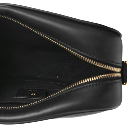 Fendi Vitello Century F is Fendi Bi-Color FF 1974 Embossed Camera Case Maya Black 5 of 10