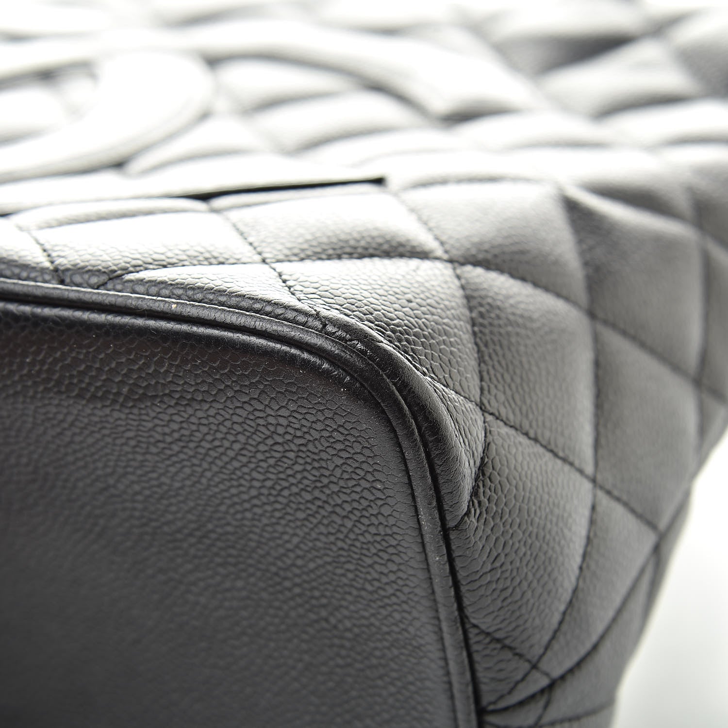 Chanel Caviar Quilted Medallion Tote Black 10 of 13