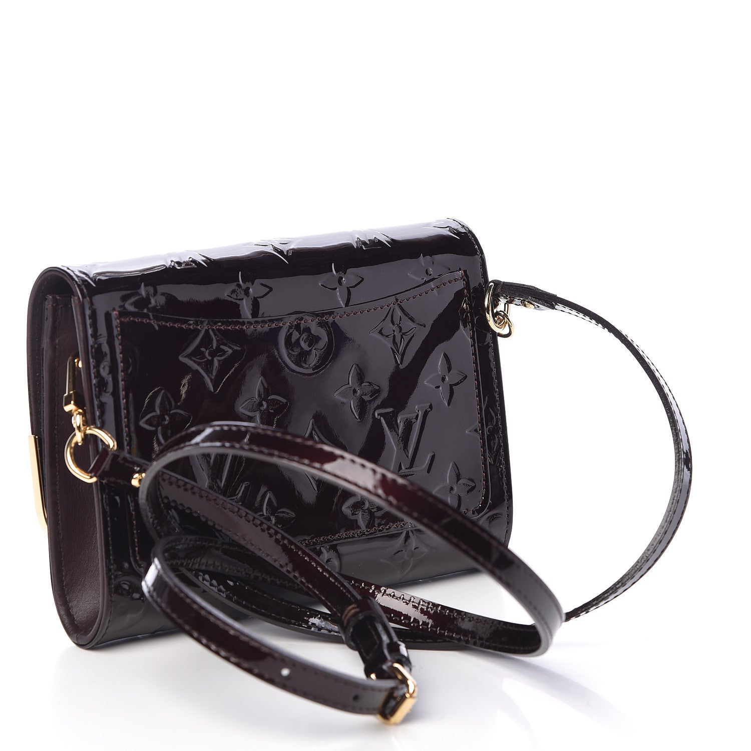 Louis Vuitton Vernis Rossmore PM Amarante 3 of 10