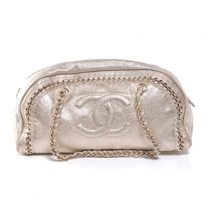 Chanel Luxe Ligne Medium Bowler Tote Metallic Gold 1 of 6