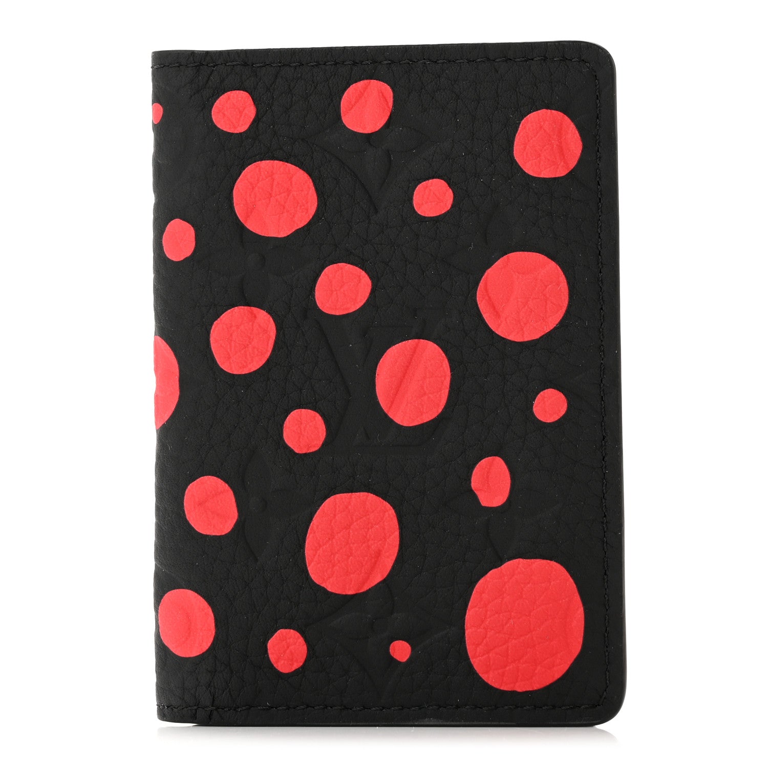 Louis Vuitton LV X YK Empreinte Pocket Organizer Black Red 1 of 12
