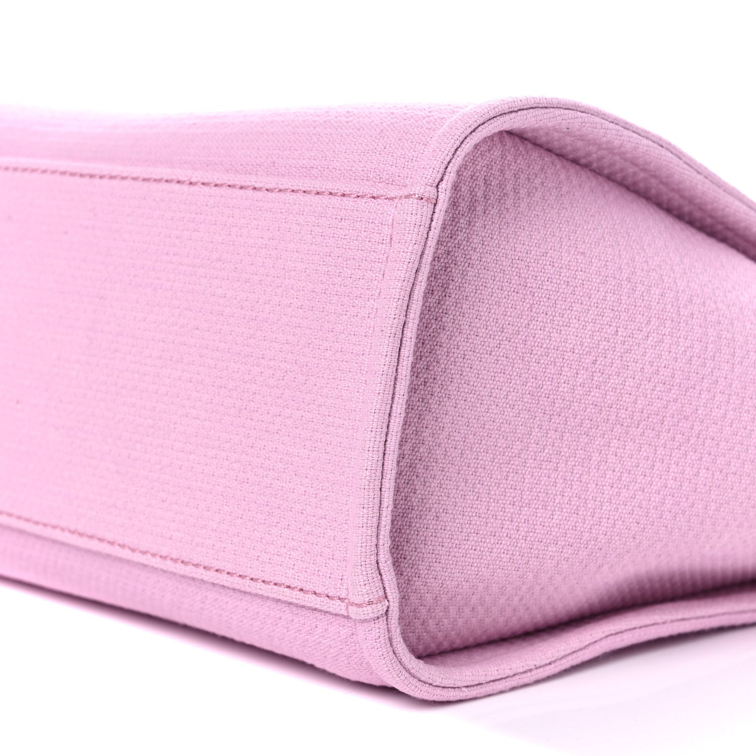 Chanel Mixed Fibers Small Deauville Tote Pink 10 of 11