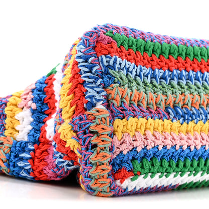 Miu Miu Fabric Crochet Pouch Multicolor 9 of 11