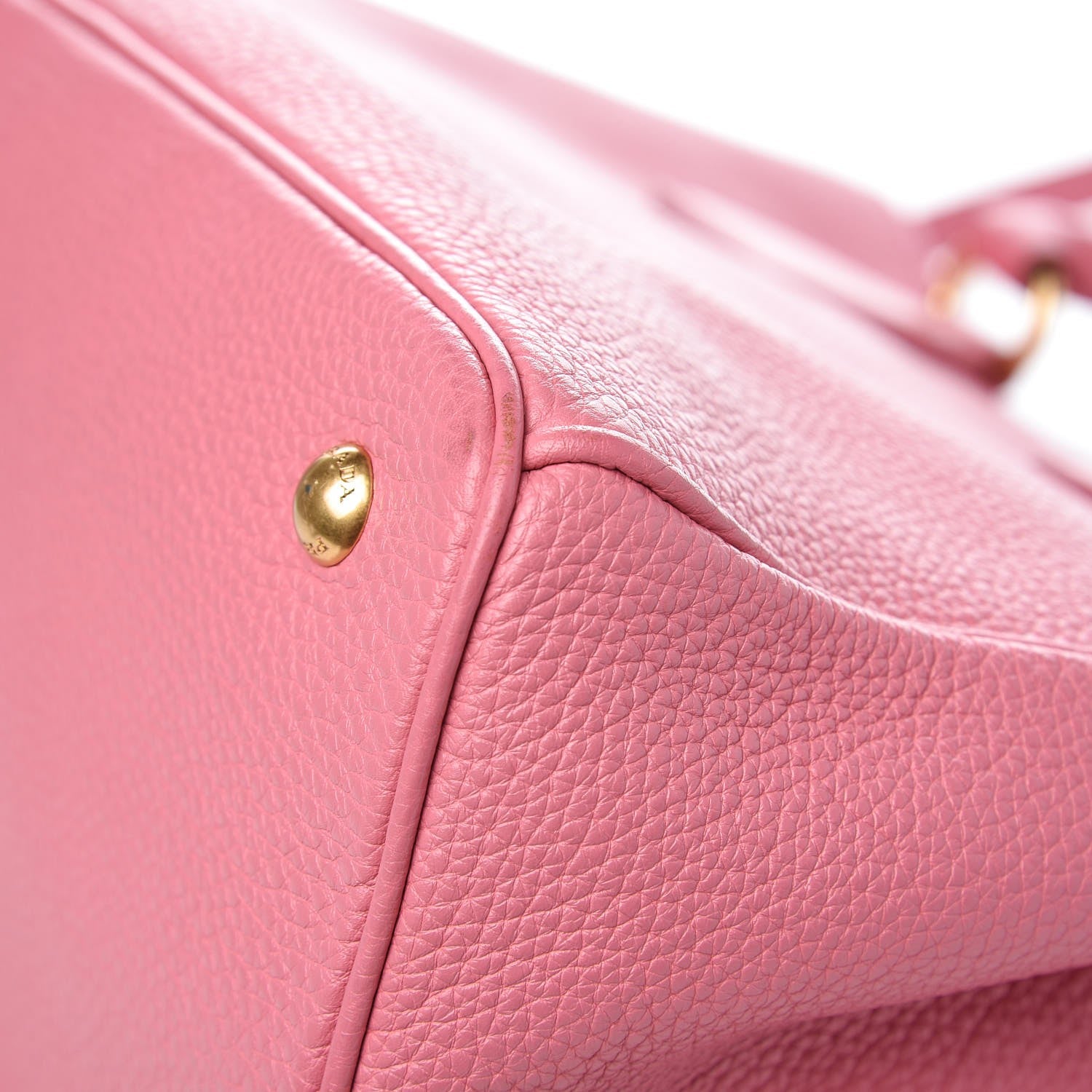 Prada Vitello Daino Tote Begonia 14 of 15