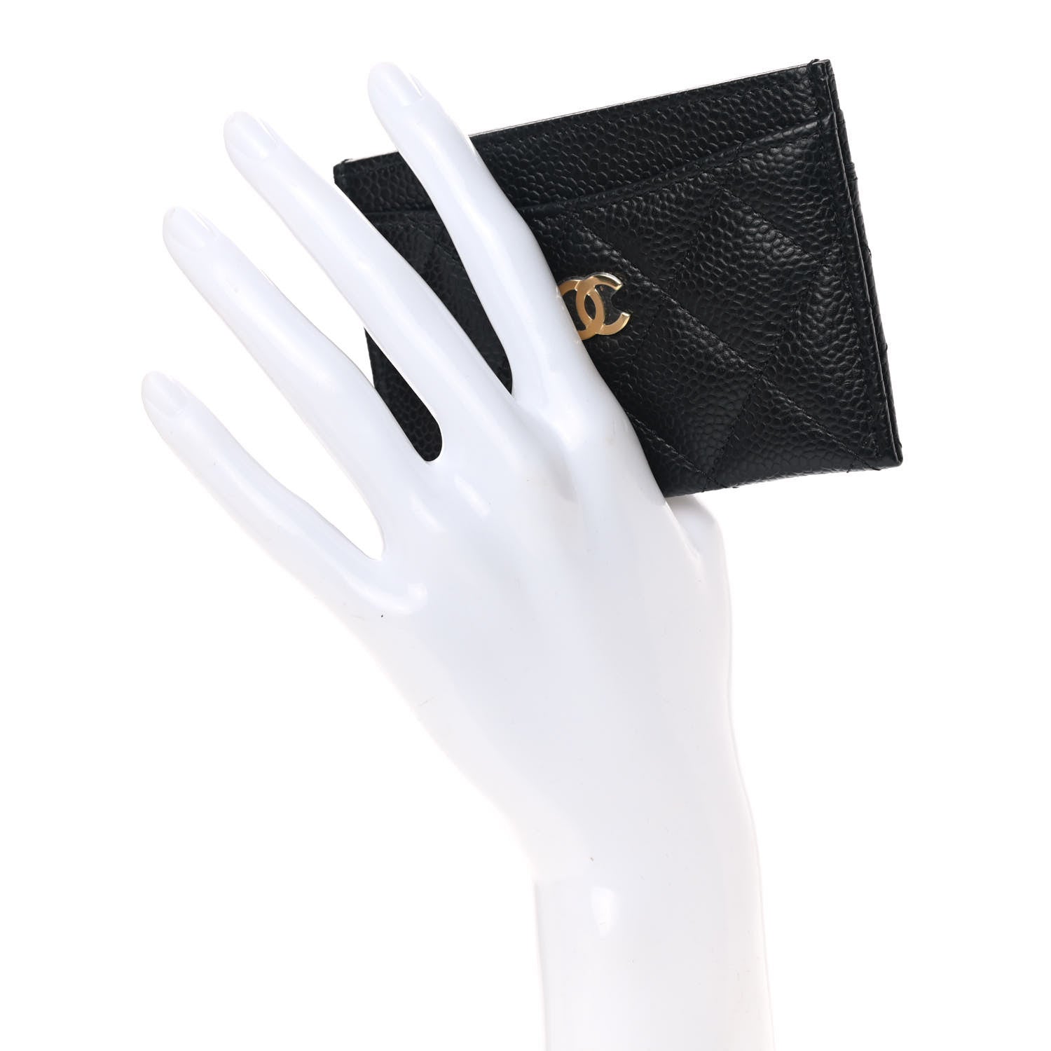 Chanel Caviar Quilted Card Holder Black 2 of 9