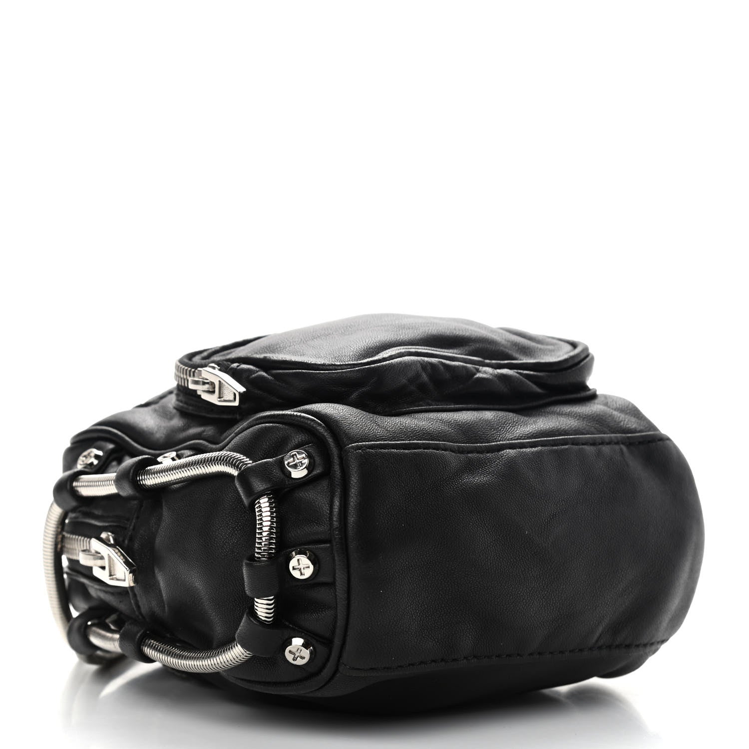 Alexander Wang Lambskin Mini Brenda Chain Camera Bag Black 4 of 9