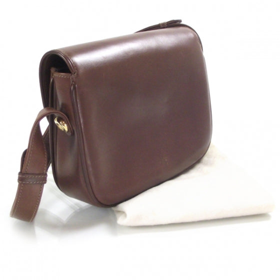 Leather Shoulder Bag Brown