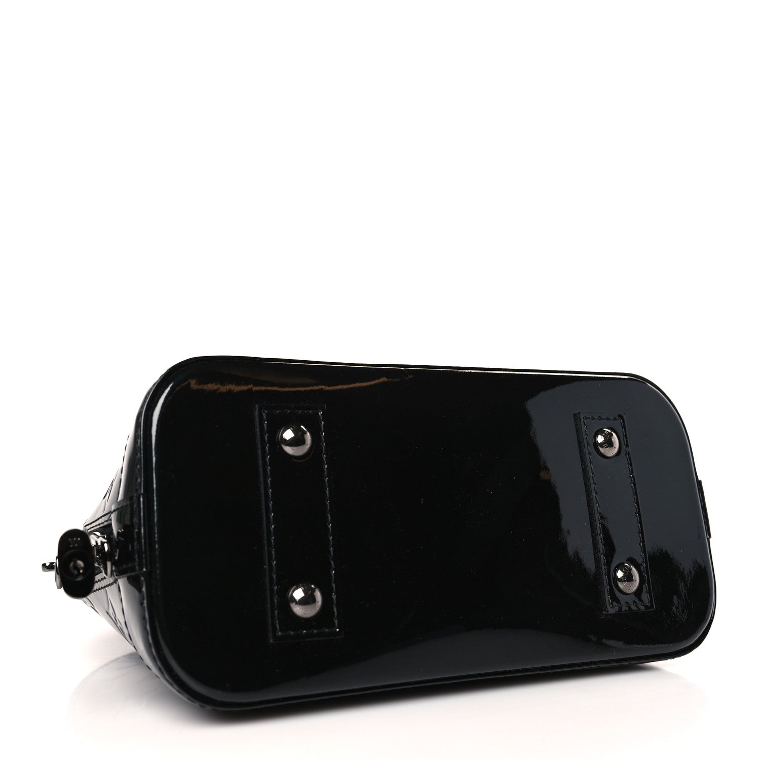 Louis Vuitton Vernis Alma BB Noir Magnetique 4 of 8