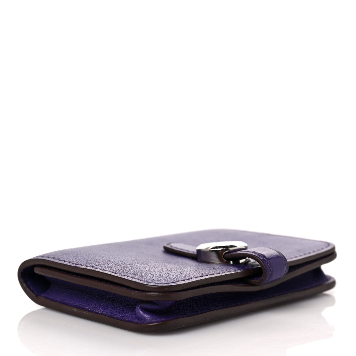 Hermes Evercolor Dogon Card Case Violet 4 of 9