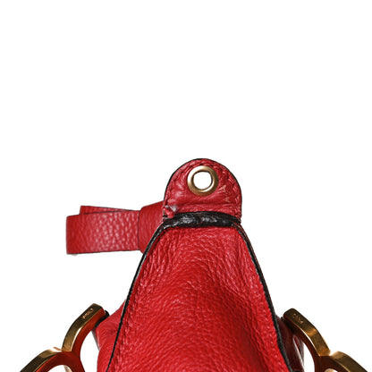 Chloe Calfskin Medium Marcie Satchel Peony Red 23 of 25