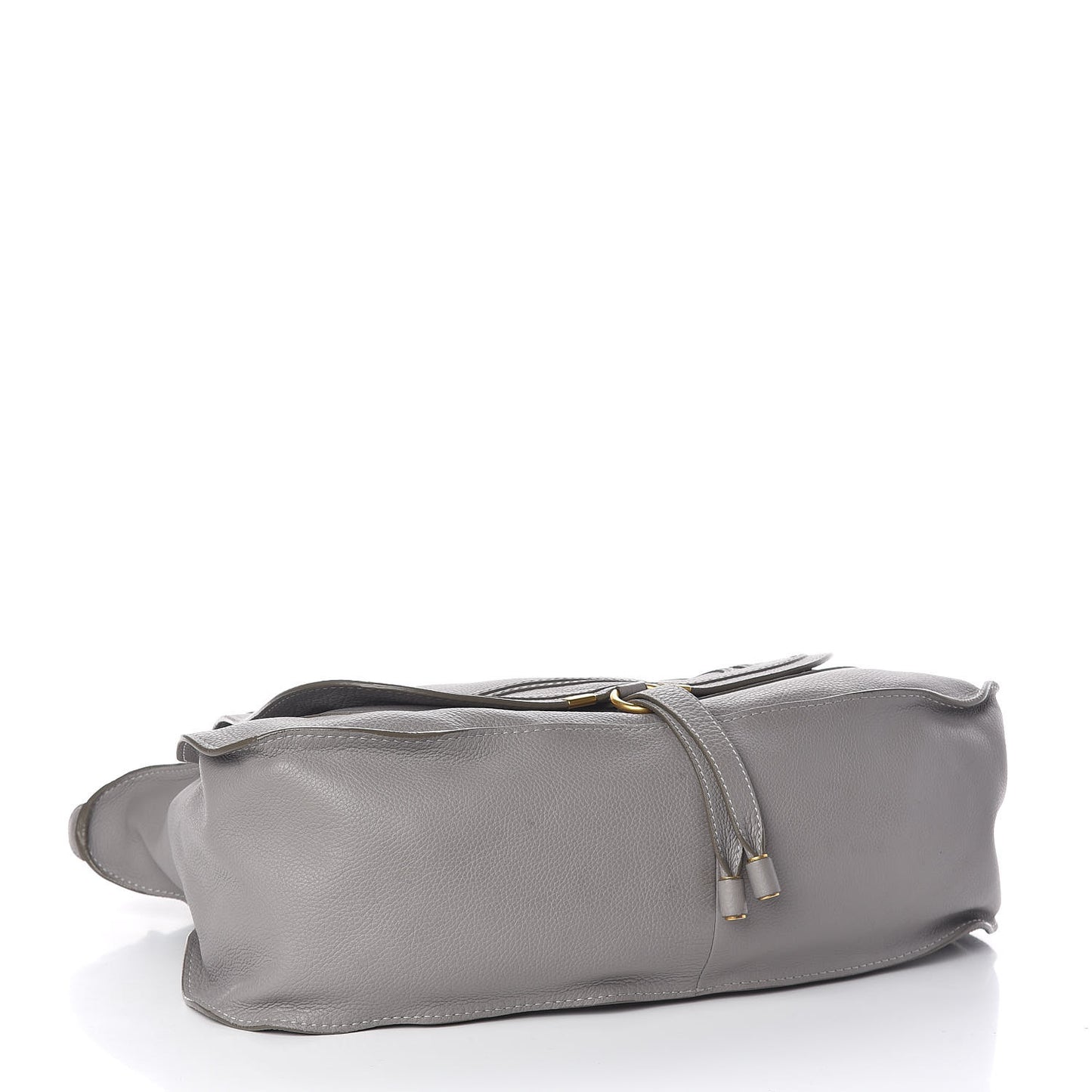 Calfskin Large Marcie Satchel Cashmere Grey