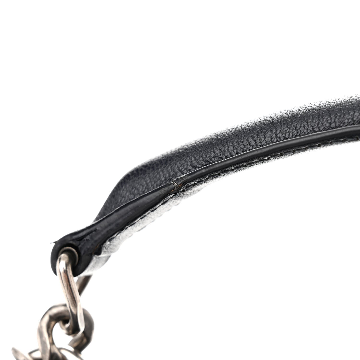 Saint Laurent Sheepskin Matelasse Chevron Monogram Medium College Bag Deep Marine 10 of 13