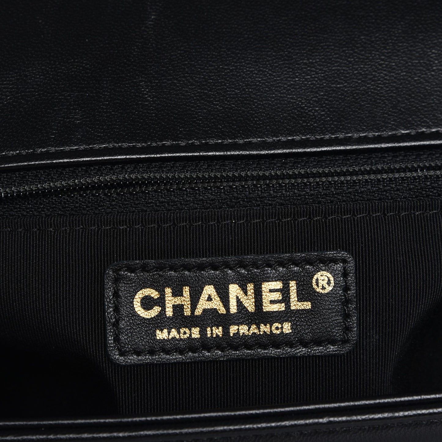 Lambskin Quilted New Medium Boy Flap Black