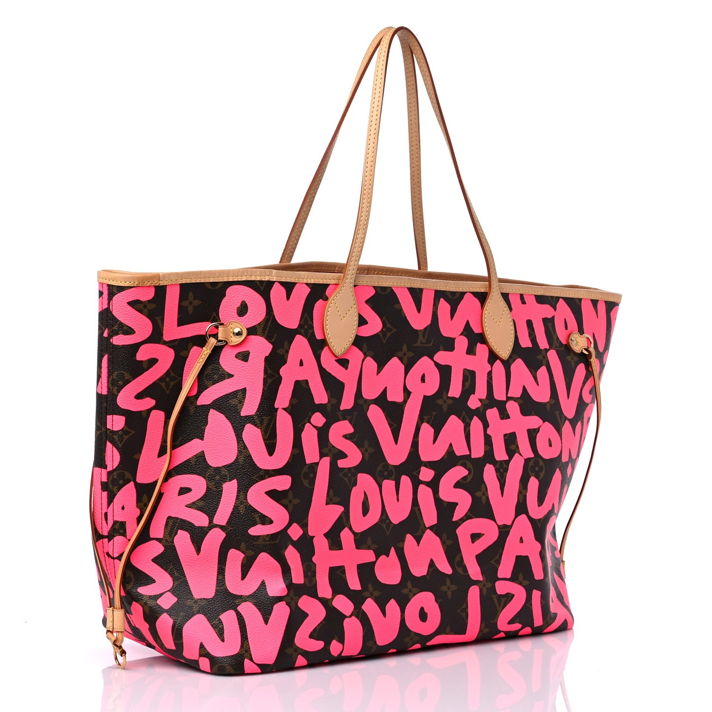 Monogram Graffiti Neverfull GM Fuchsia