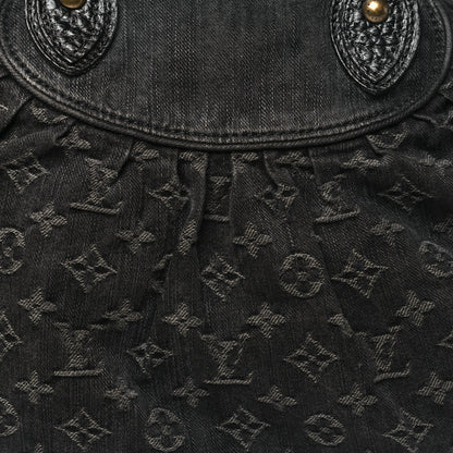 Louis Vuitton Denim Neo Cabby MM Black 7 of 9