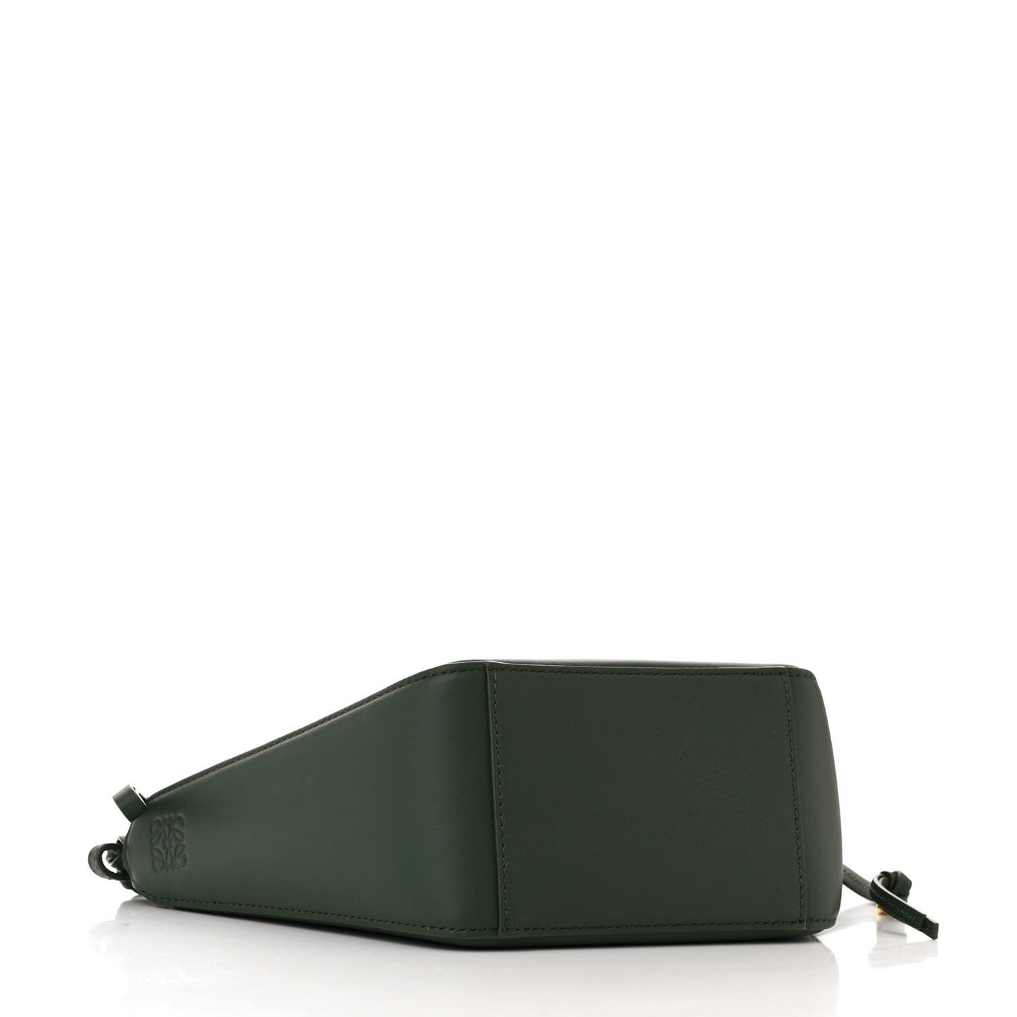Calfskin Mini Hammock Hobo Bottle Green