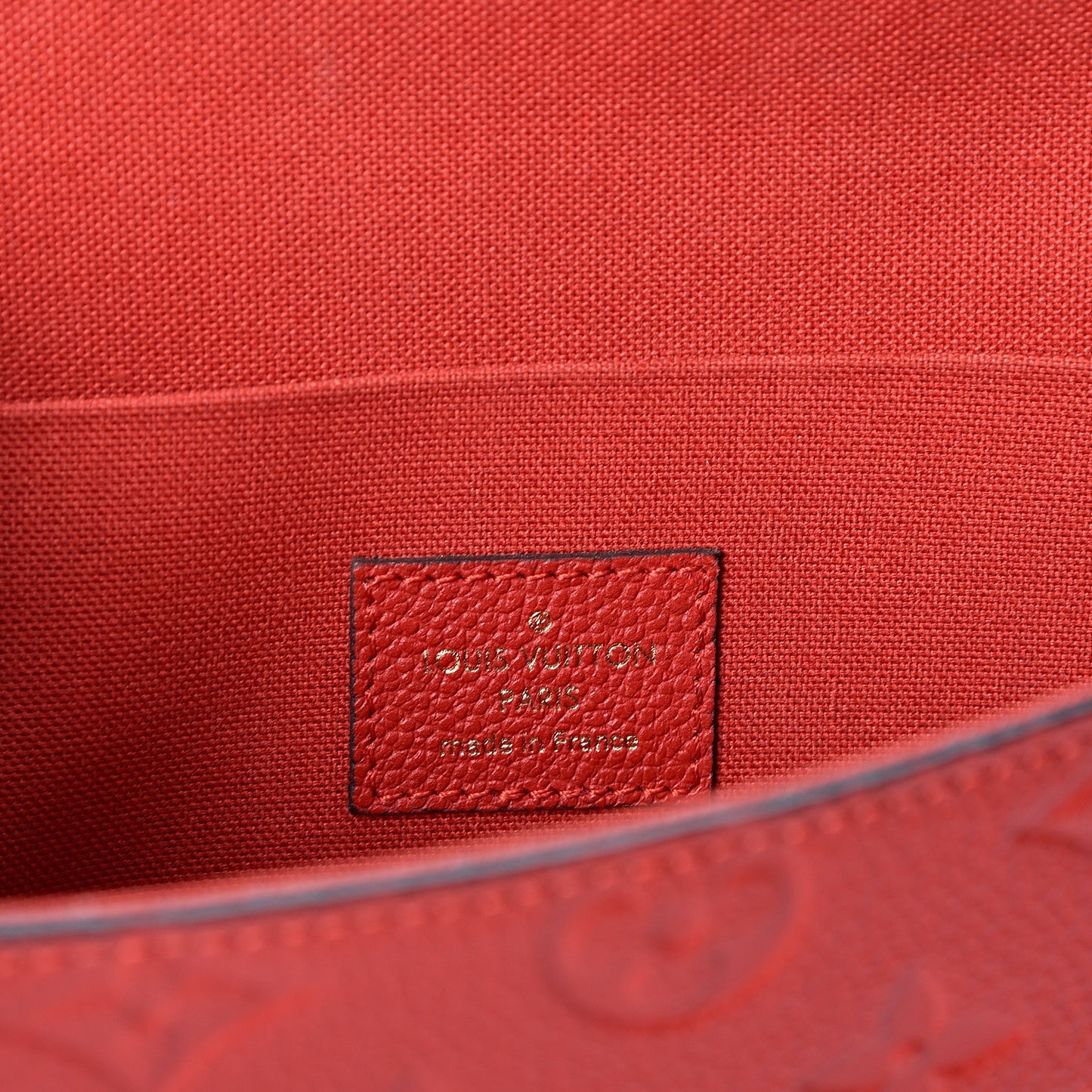 Empreinte Pochette Felicie Chain Wallet Scarlet