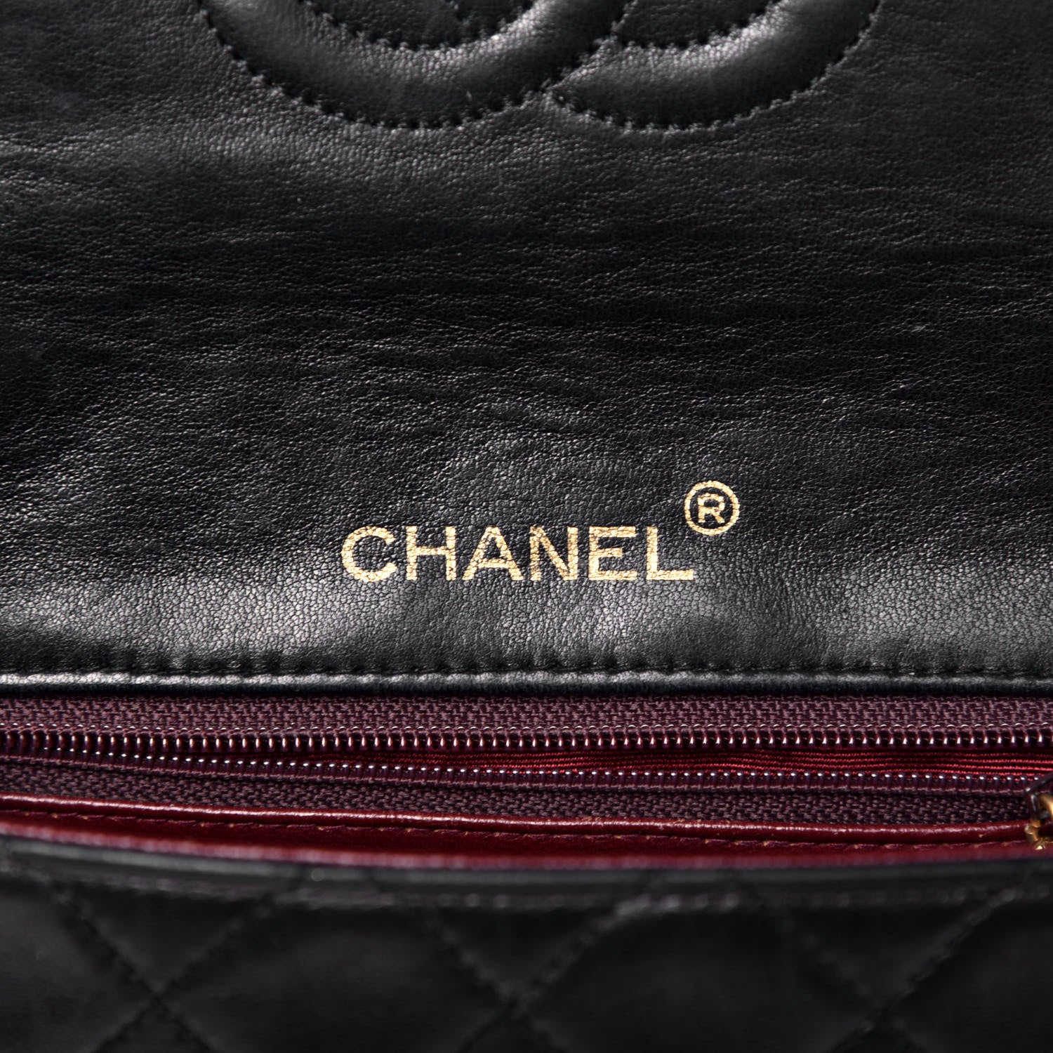 Chanel Lambskin Quilted Mini Square Flap Black 6 of 10
