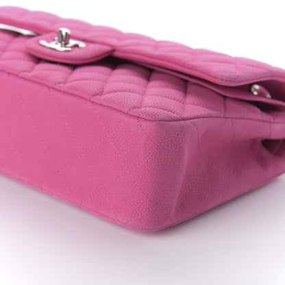Chanel Iridescent Caviar Quilted Medium Double Flap Pink 8 of 12
