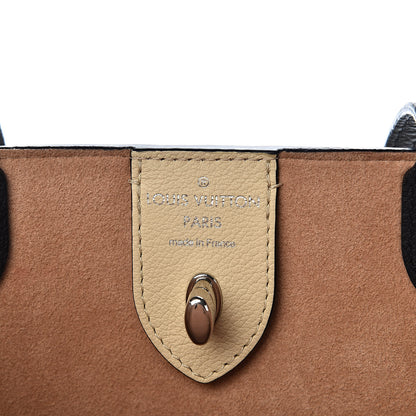 Louis Vuitton Calfskin Lockme Cabas Vanille Black 6 of 10