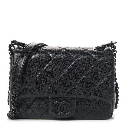 Chanel Caviar Quilted Incognito Mini Square Flap Black 1 of 4