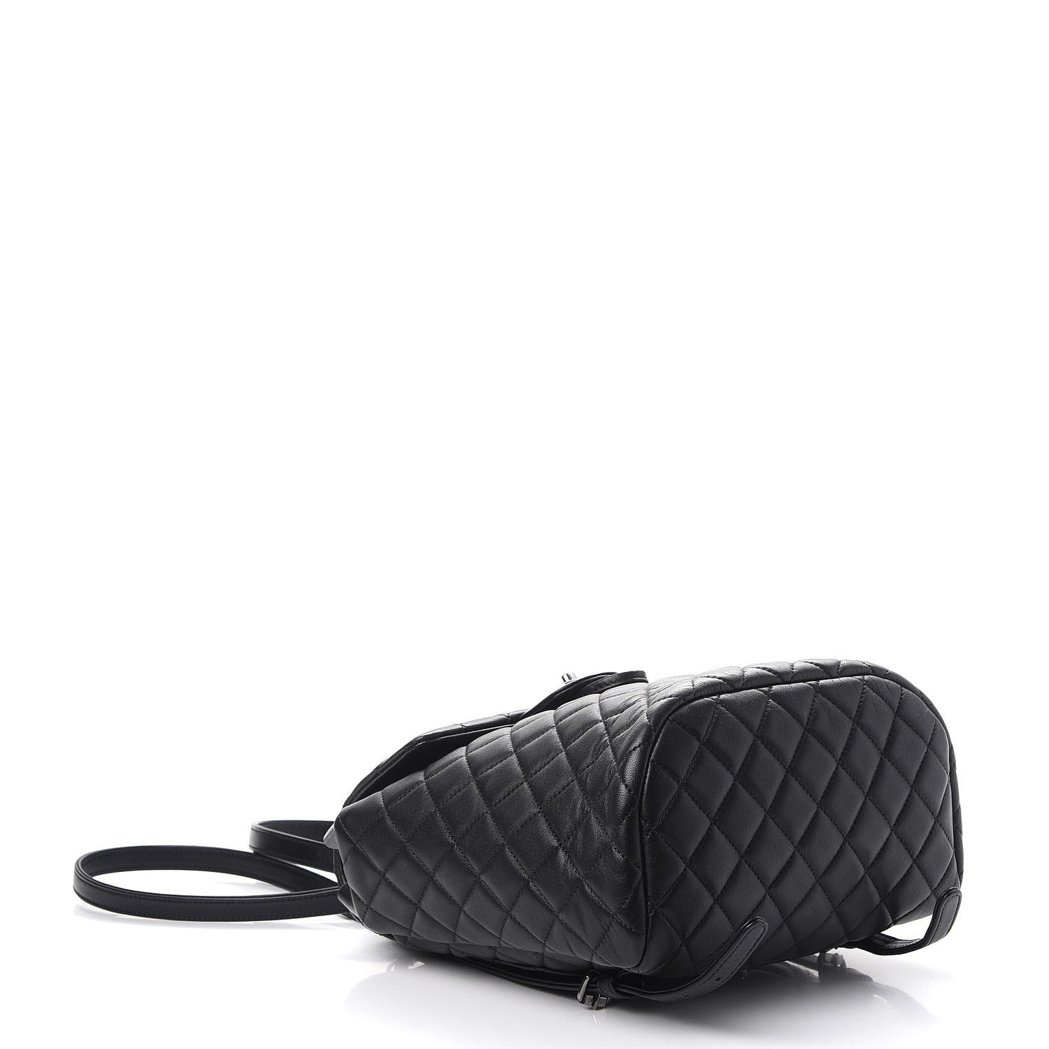 Chanel Lambskin Quilted Small Urban Spirit Backpack Black 4 of 8