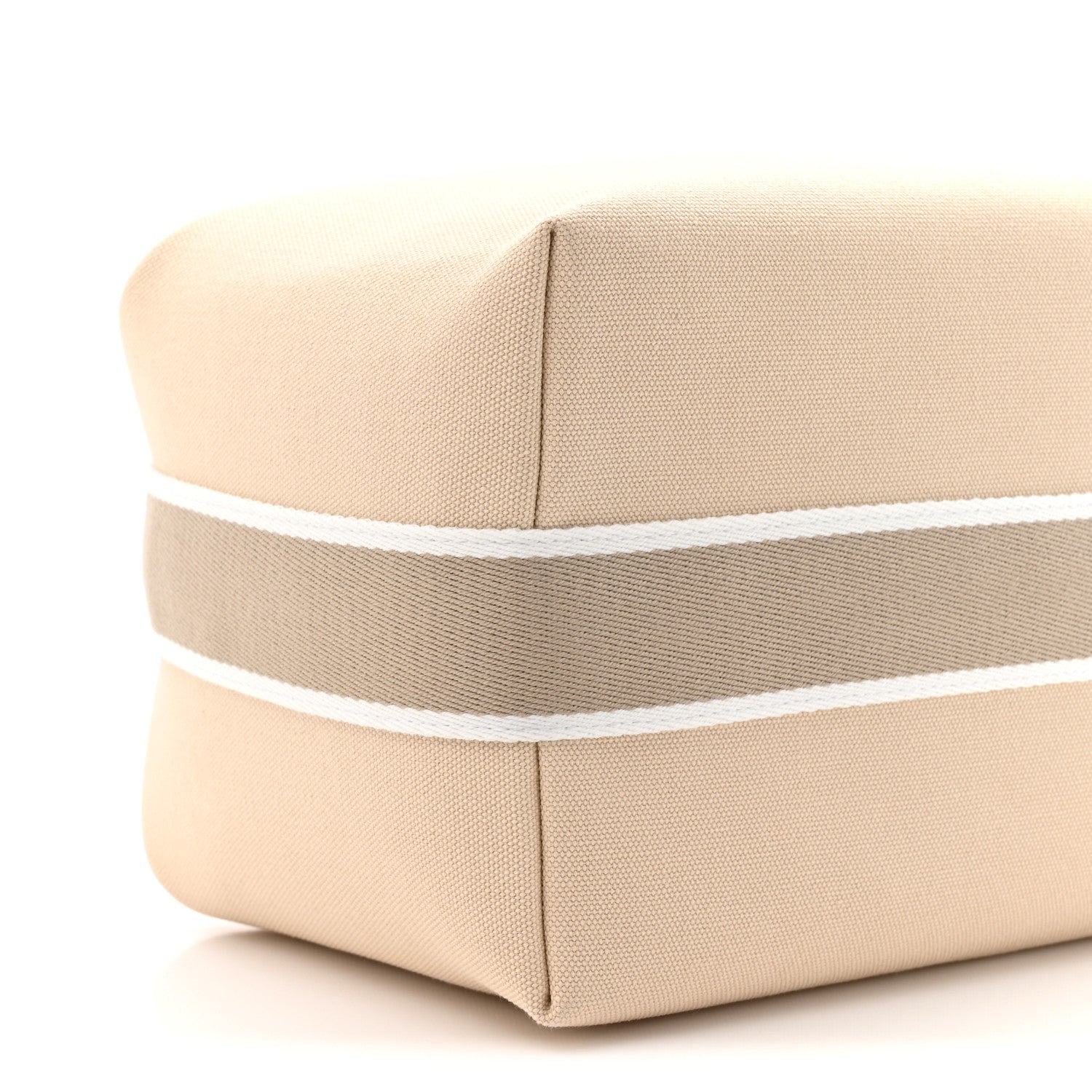Hermes Canvas Large Bride-A-Brac Pouch Natural 8 of 9